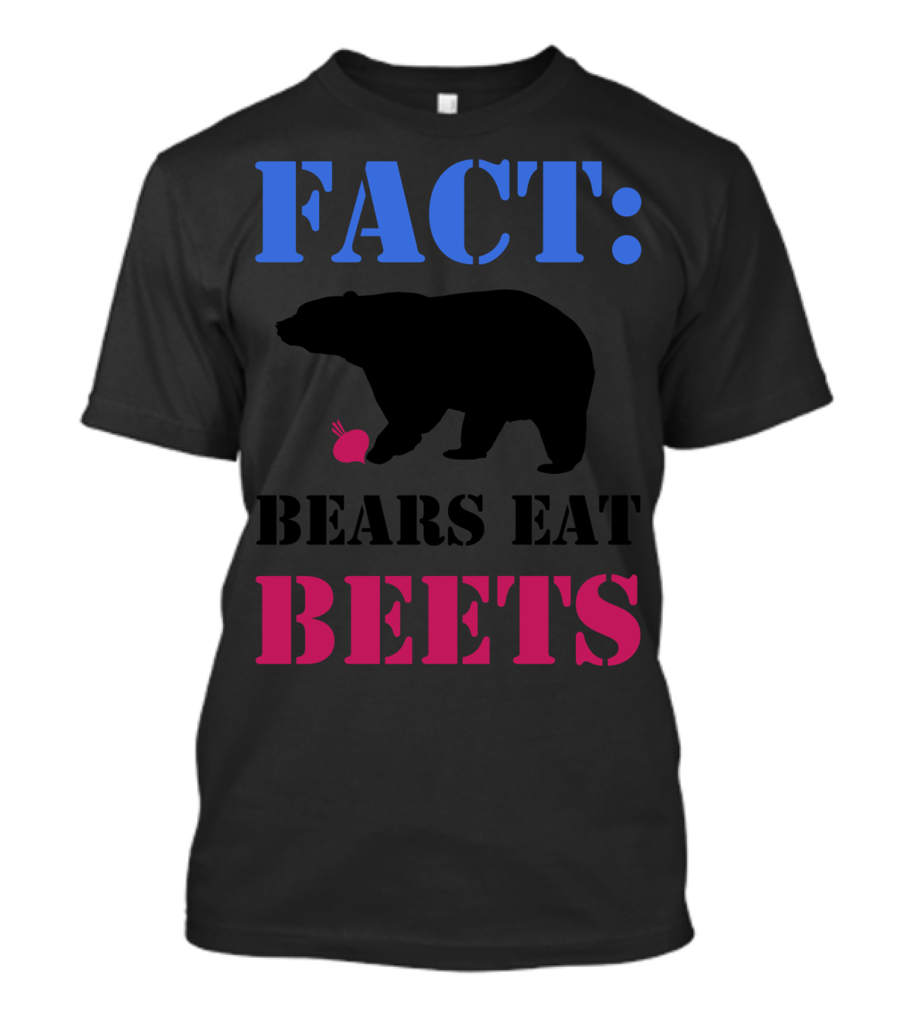 Fact Bears Eat Beets Funny Hiking Camping Inspired By The Office T-Shirt