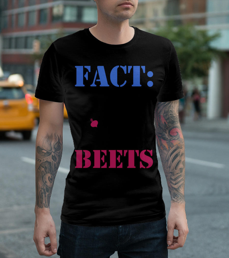 Fact Bears Eat Beets Funny Hiking Camping Inspired By The Office T-Shirt