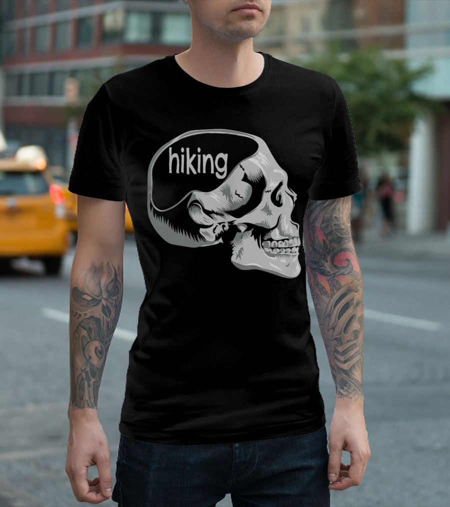 Hiking On The Mind Skull Hiker T-Shirt