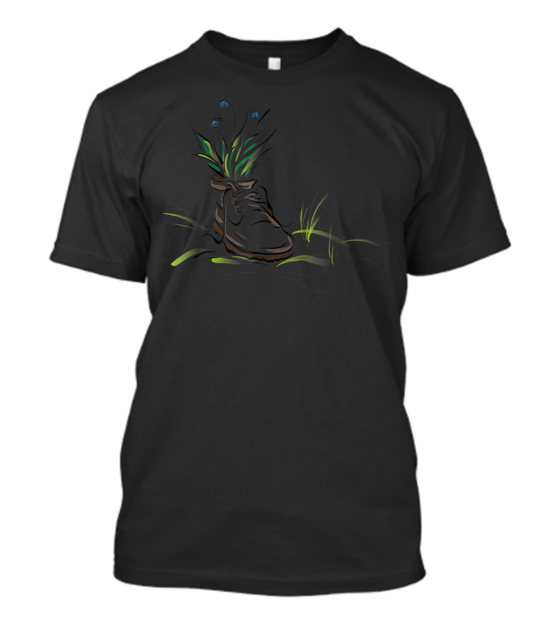 Funny Hiking Shoe Take A Hike Retirement With Nature Growth T-Shirt