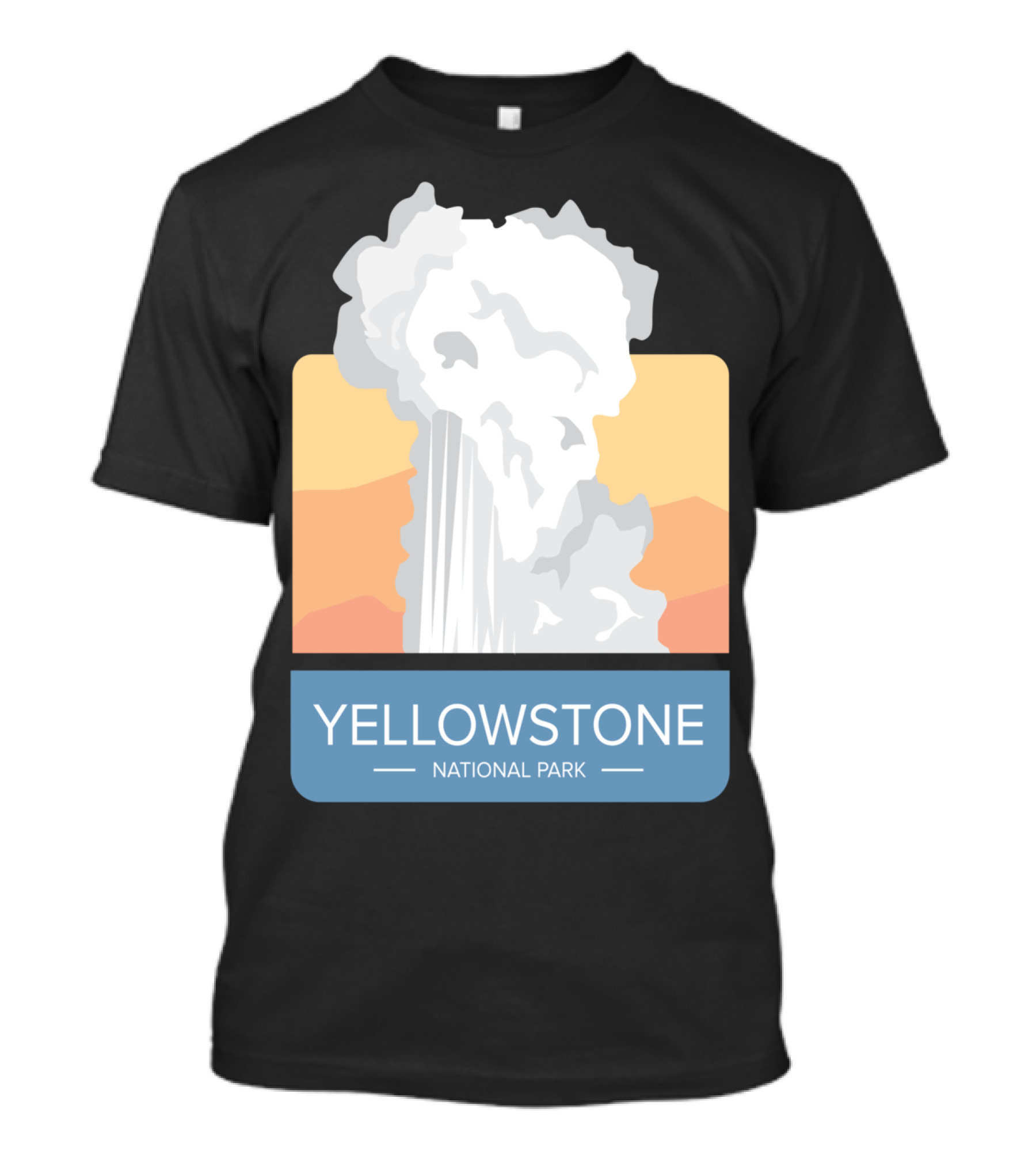 Yellowstone National Park Geyser Moose Trip T-Shirt