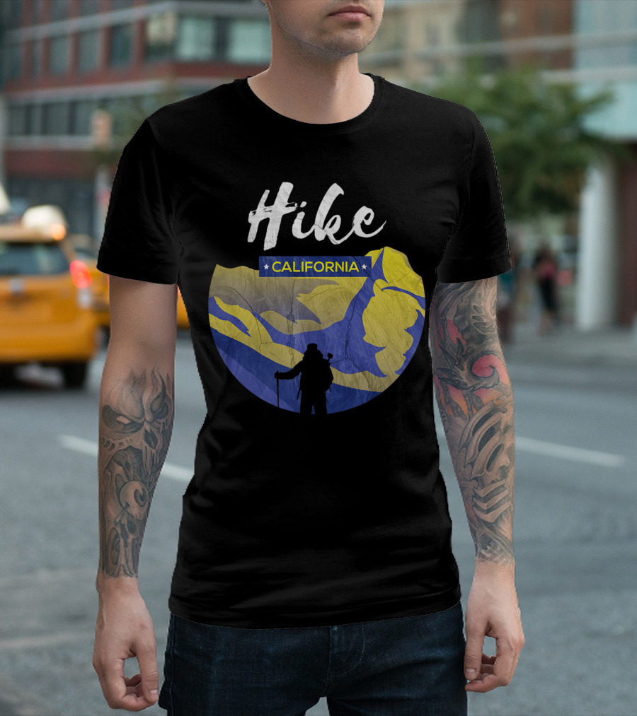 Hike California Trail Hiking Outdoor Adventure T-Shirt