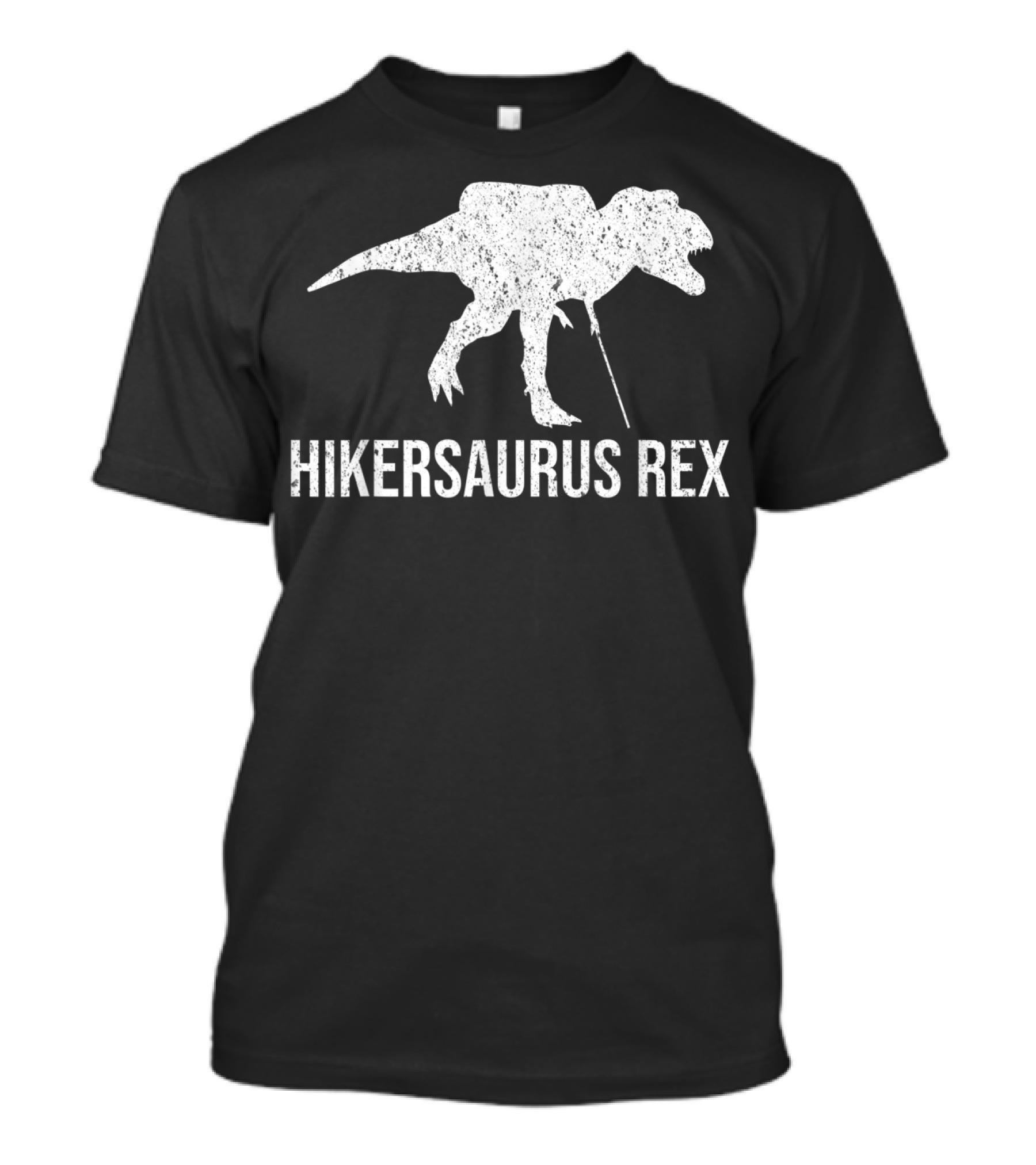 Hikersaurus Rex Dinosaur Hiking Fun T-Shirt
