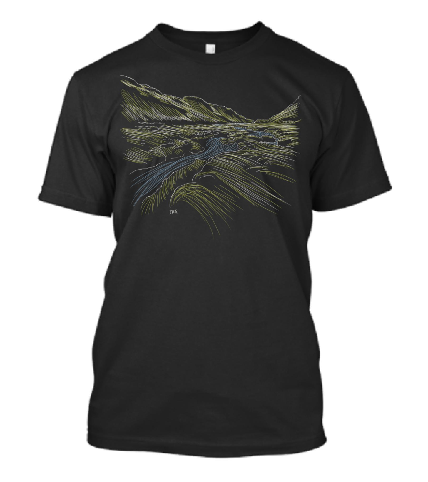 Adventure Mountain Hiking Climbing Landscape T-Shirt