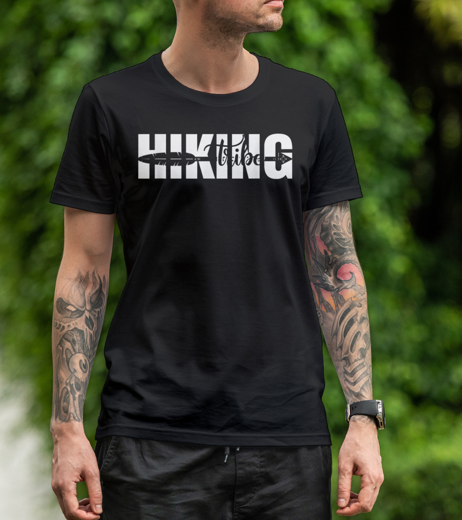 Hiking Tribe Arrow Wilderness Camper Outdoors T-Shirt