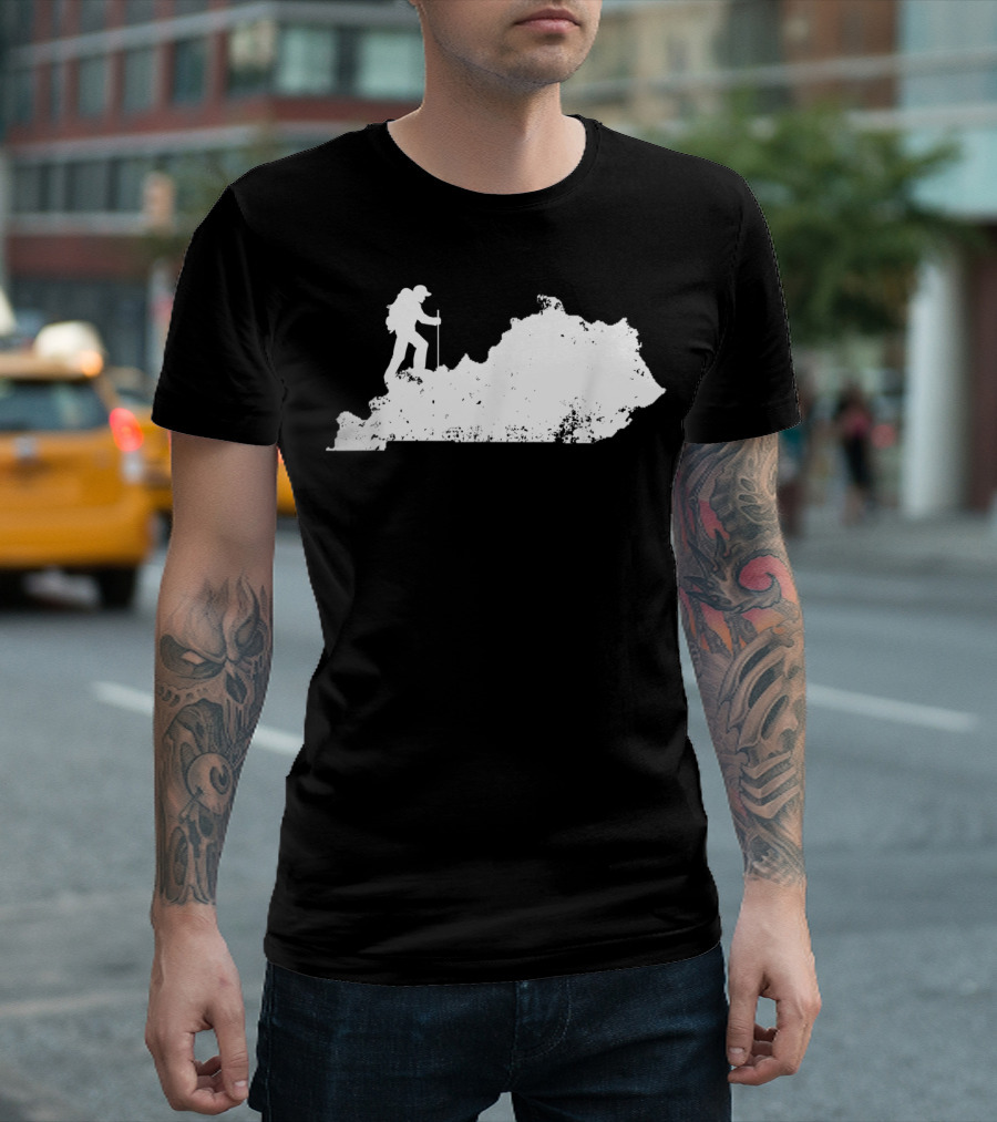 Kentucky Hiker Mountain Trail Adventure T-Shirt