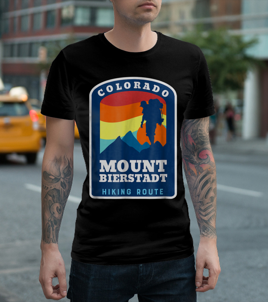 Colorado Mount Bierstadt Hiking Route Adventure T-Shirt
