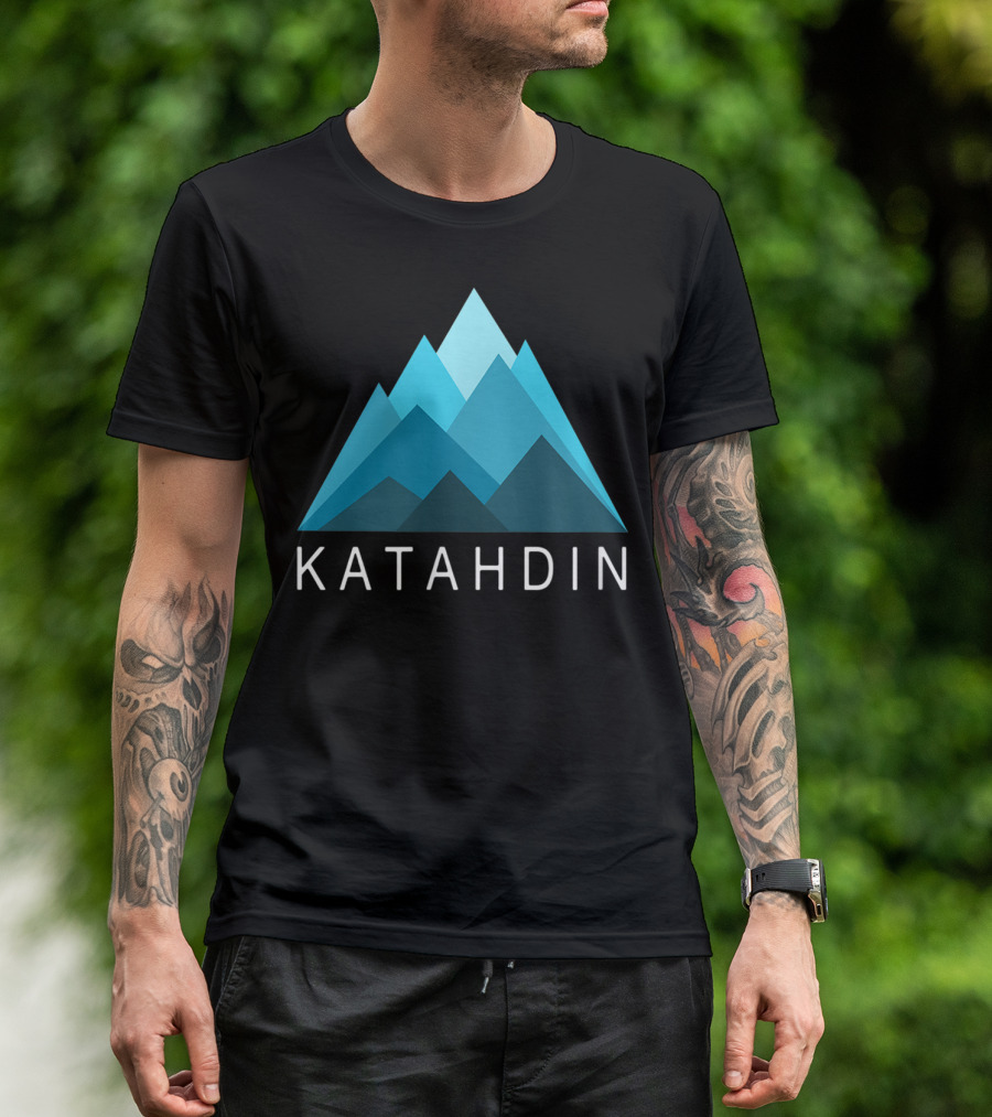 Katahdin Maine Mountain Hiking Adventure T-Shirt