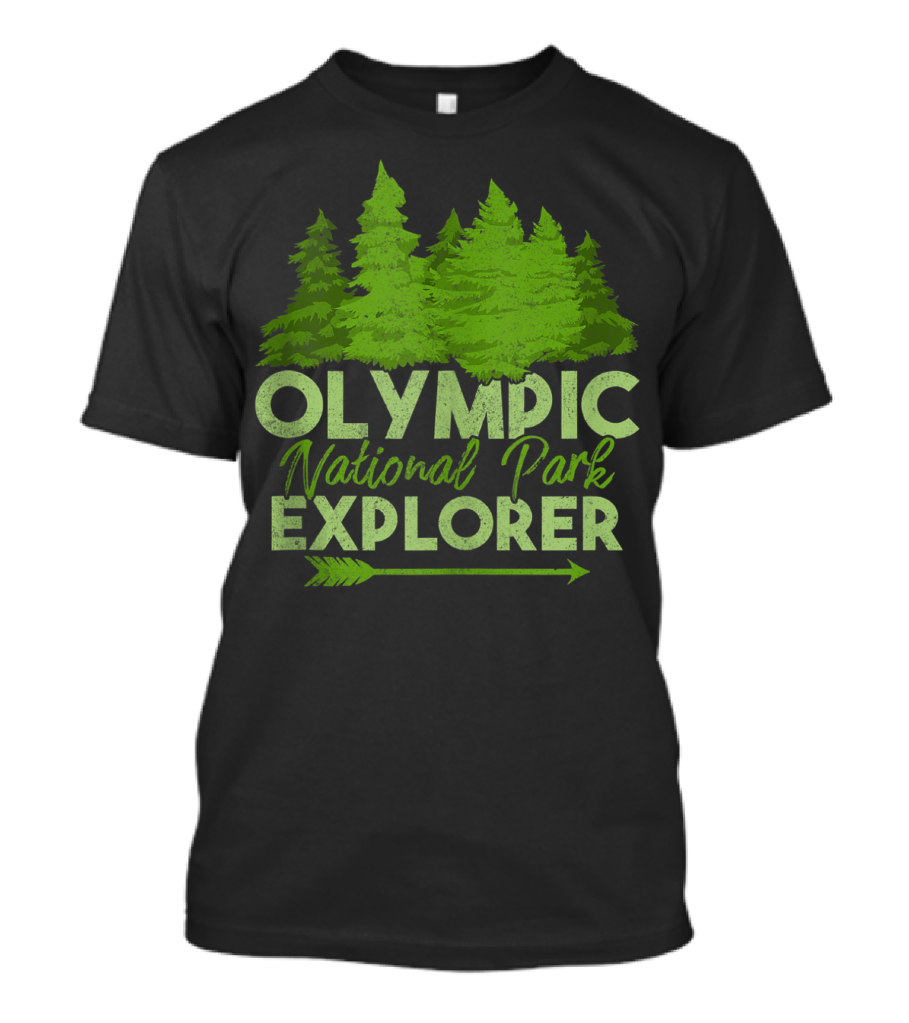 Olympic National Park Explorer Pine Forest Adventure T-Shirt