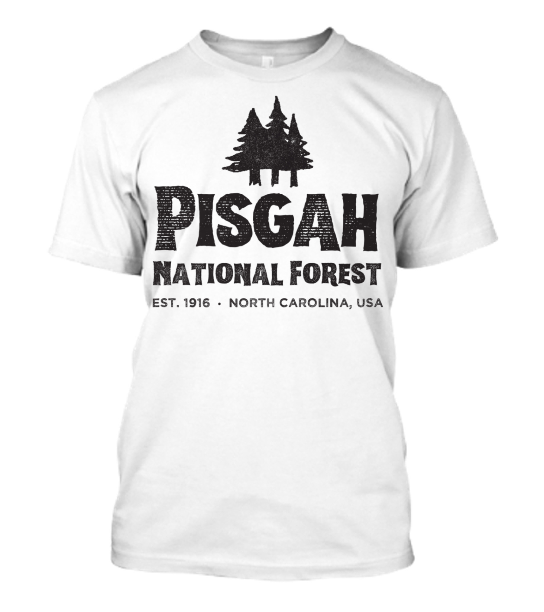Pisgah National Forest Est. 1916 North Carolina USA T-Shirt