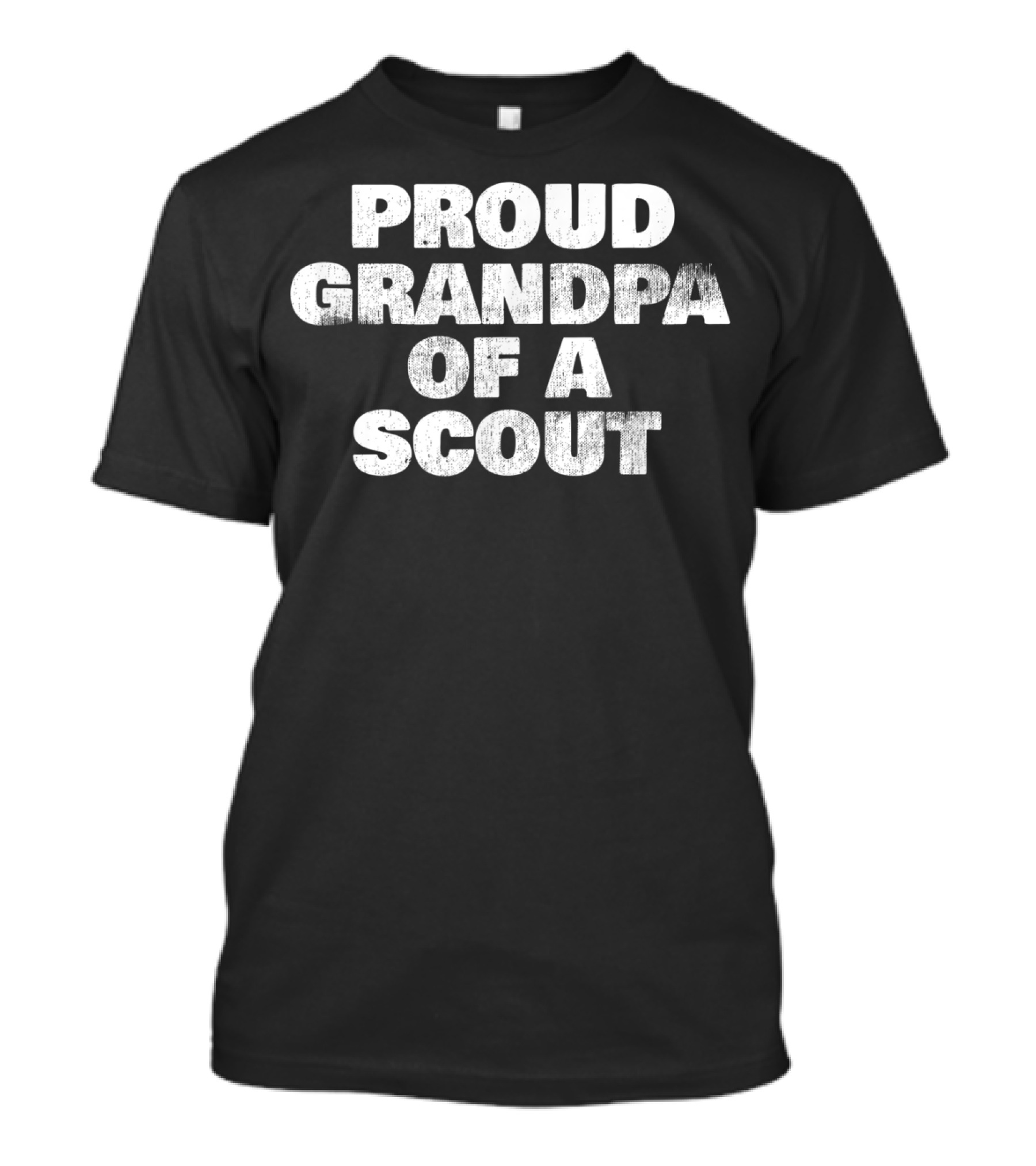 Proud Grandpa Of A Scout Camping Hiking Humor T-Shirt