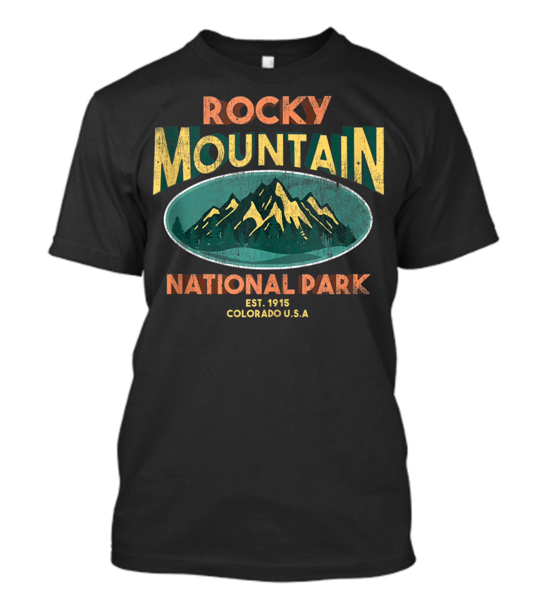 Rocky Mountain National Park Est. 1915 Colorado U.S.A T-Shirt