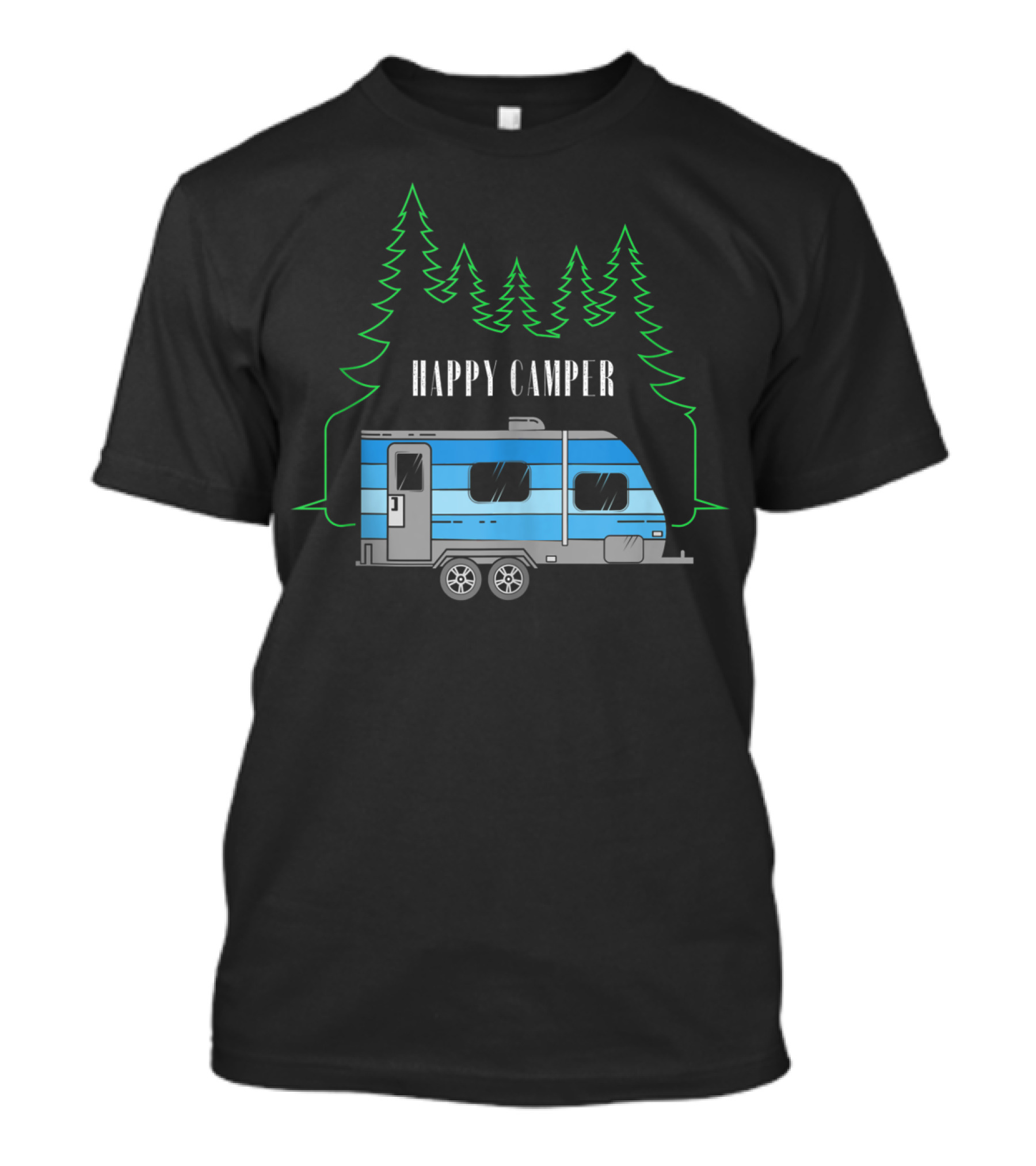 Happy Camper RV Camping Outdoors Hiking Camping Love T-Shirt