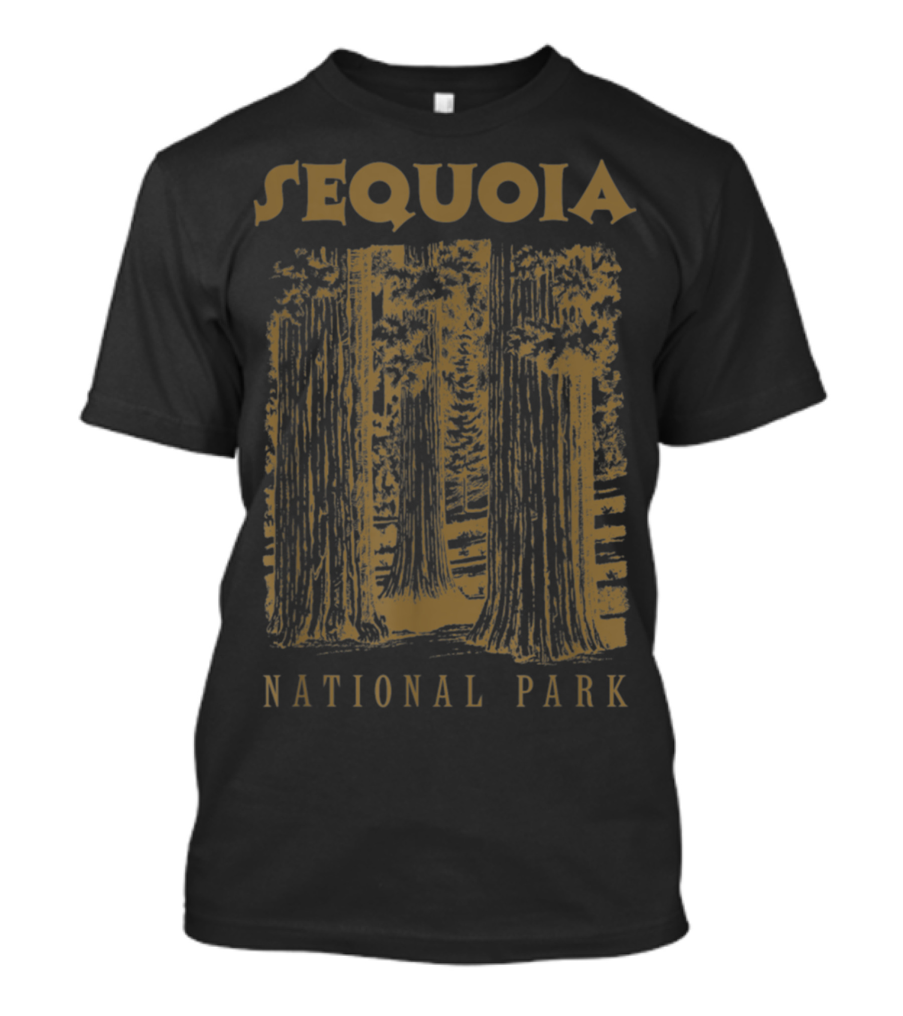 Sequoia National Park Vintage Wilderness Adventure T-Shirt