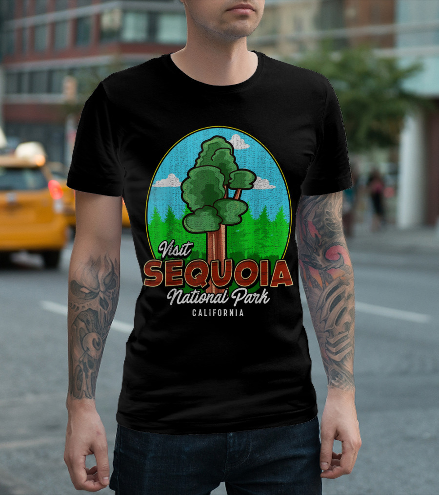 Visit Sequoia National Park California Vintage T-Shirt