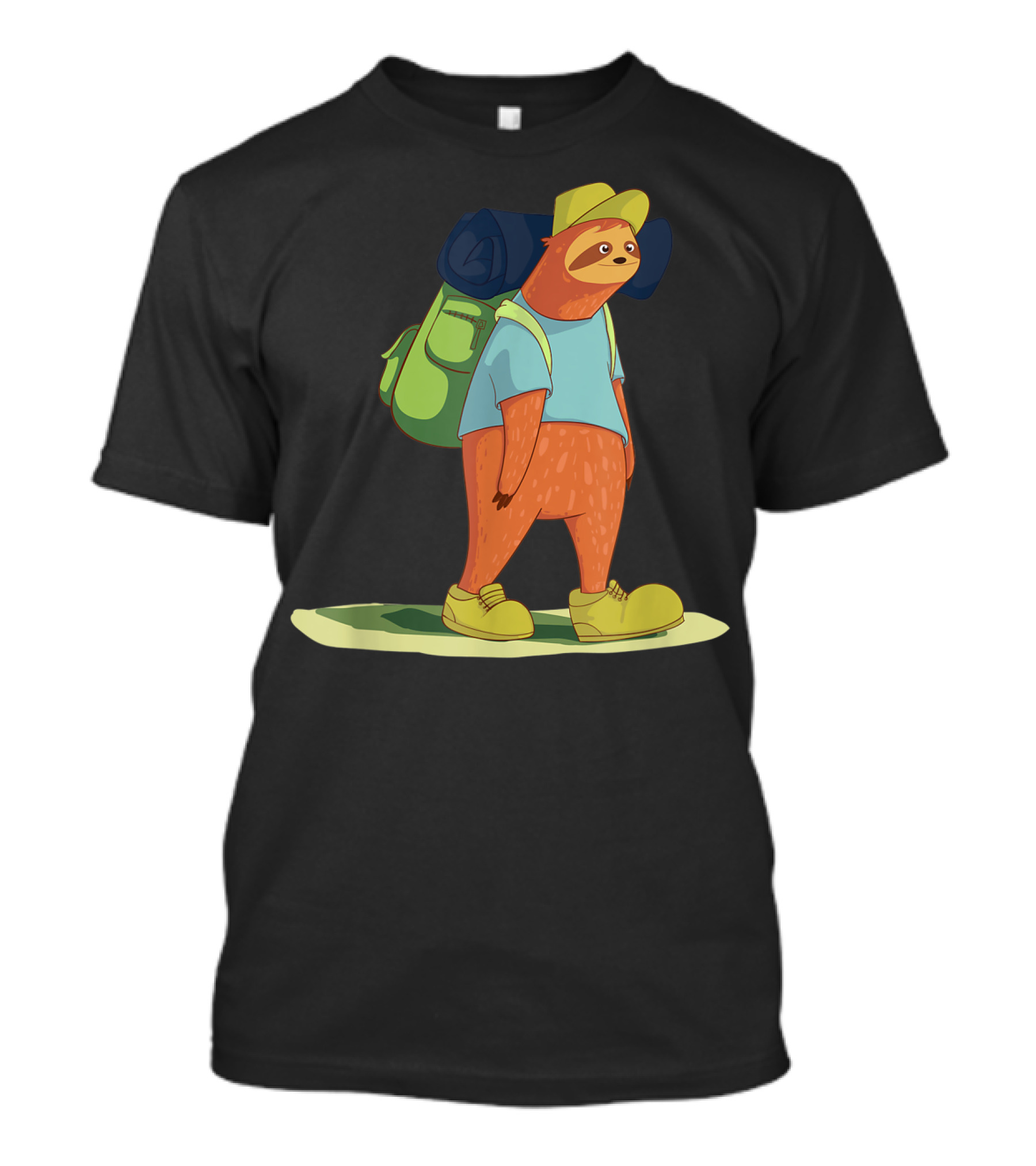 Adventure Sloth Hiking With Backpack For Nature Lover T-Shirt
