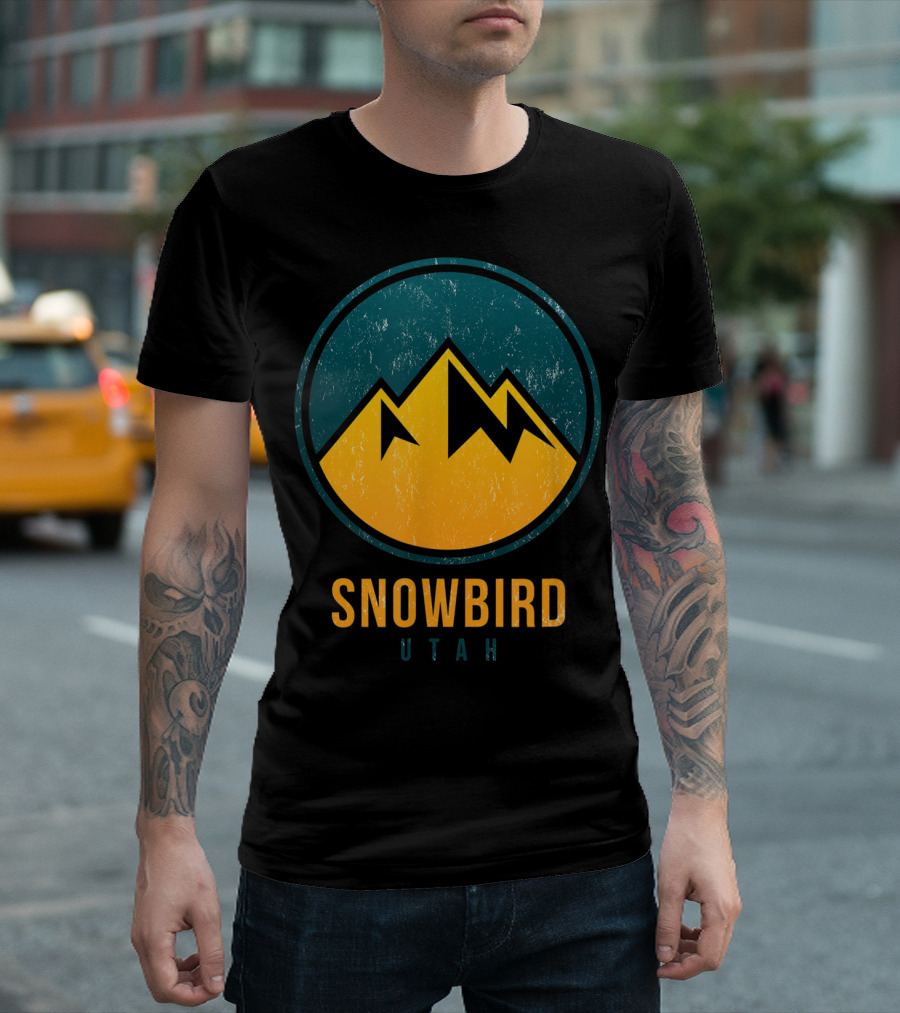 Snowbird Utah Ski Vacation Hiking Camping Mountain Top T-Shirt