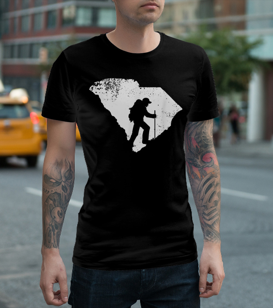 South Carolina Mountain Hiking Lover Hiker T-Shirt