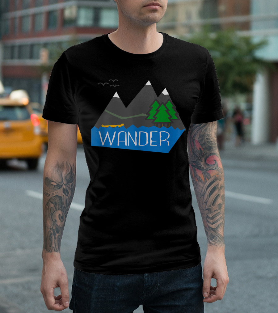 Wander Mountain Pines Hiking Adventure T-Shirt