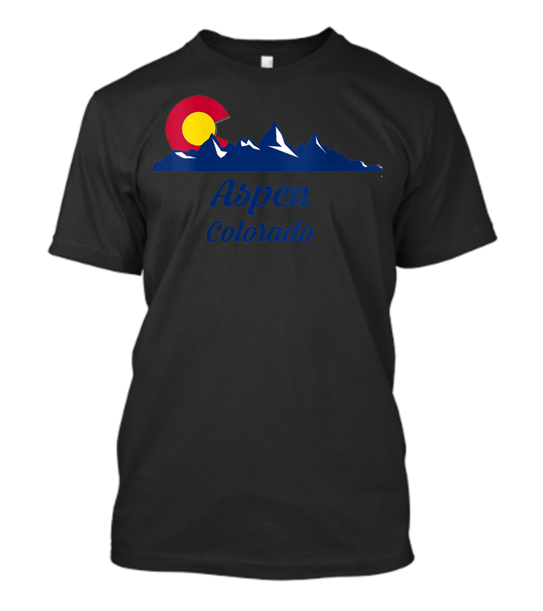 Aspen Colorado Co City State Home Mountain T-Shirt