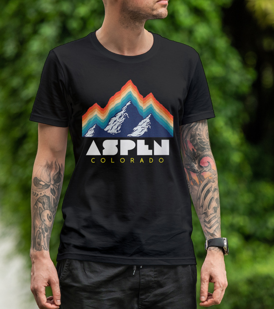 Aspen Colorado Mountain Peaks Hiking Climbing Adventure T-Shirt