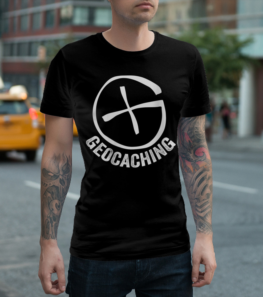 Geocaching Symbol Outdoors Family Adventure T-Shirt