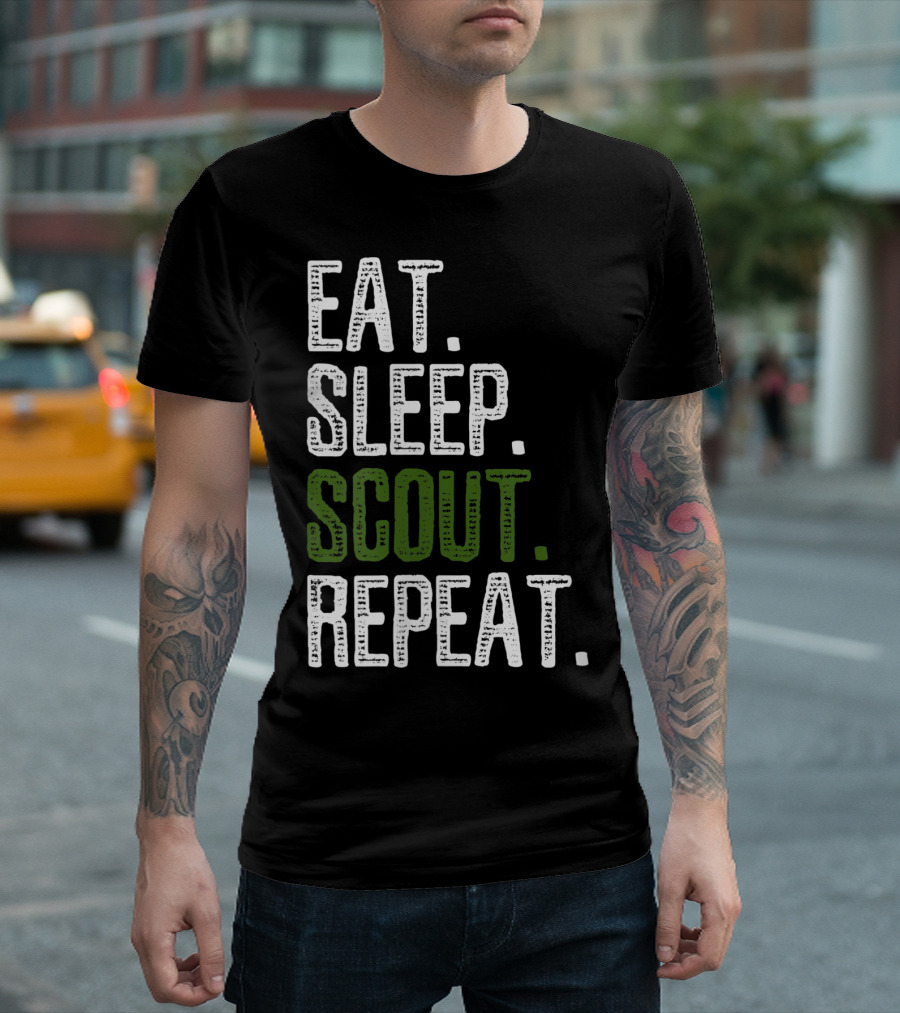 Eat Sleep Scout Repeat T-Shirt