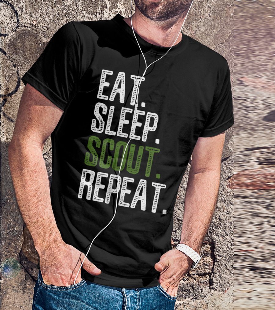 Eat Sleep Scout Repeat T-Shirt