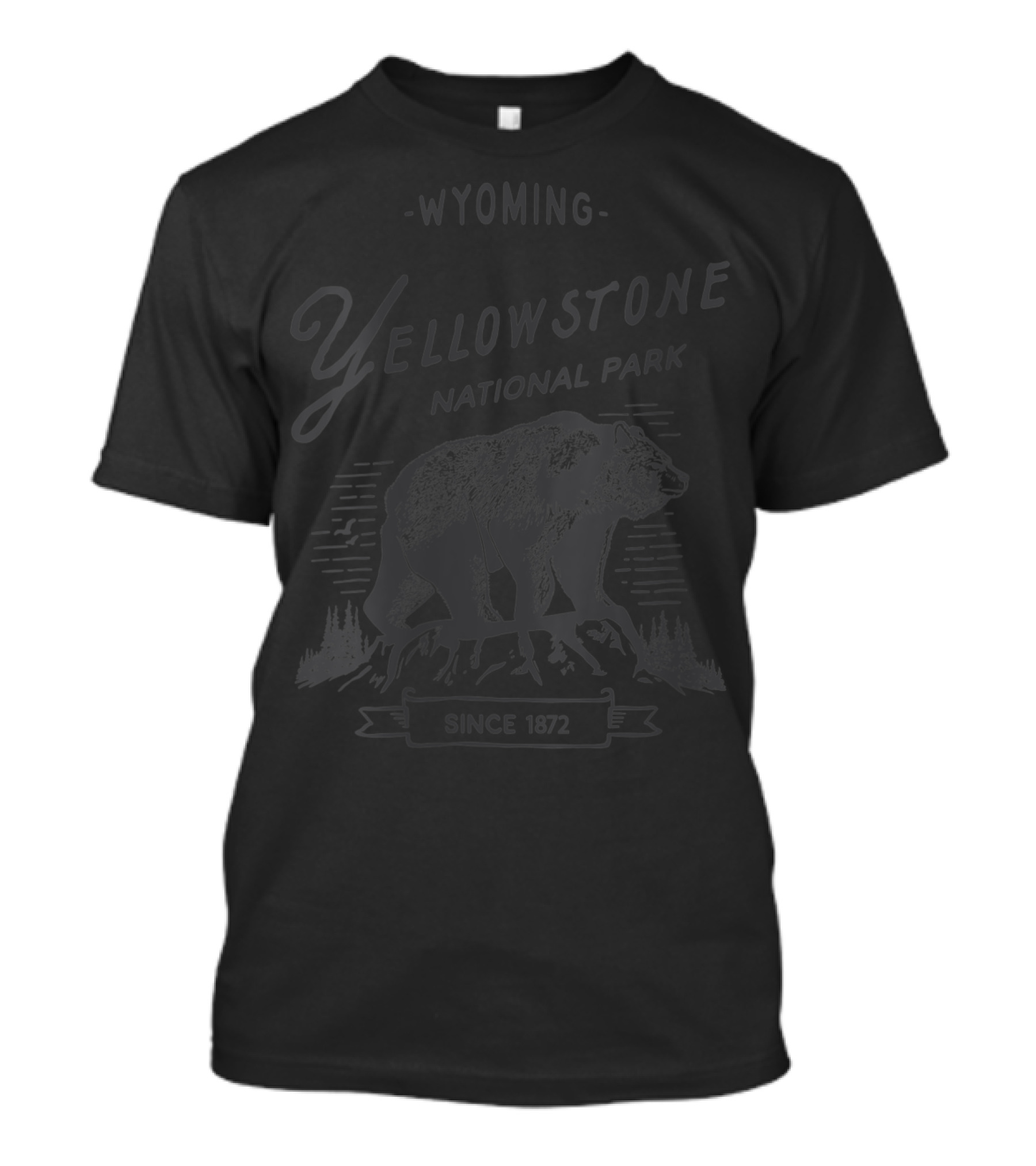 Wyoming Yellowstone National Park Bear Since 1872 T-Shirt