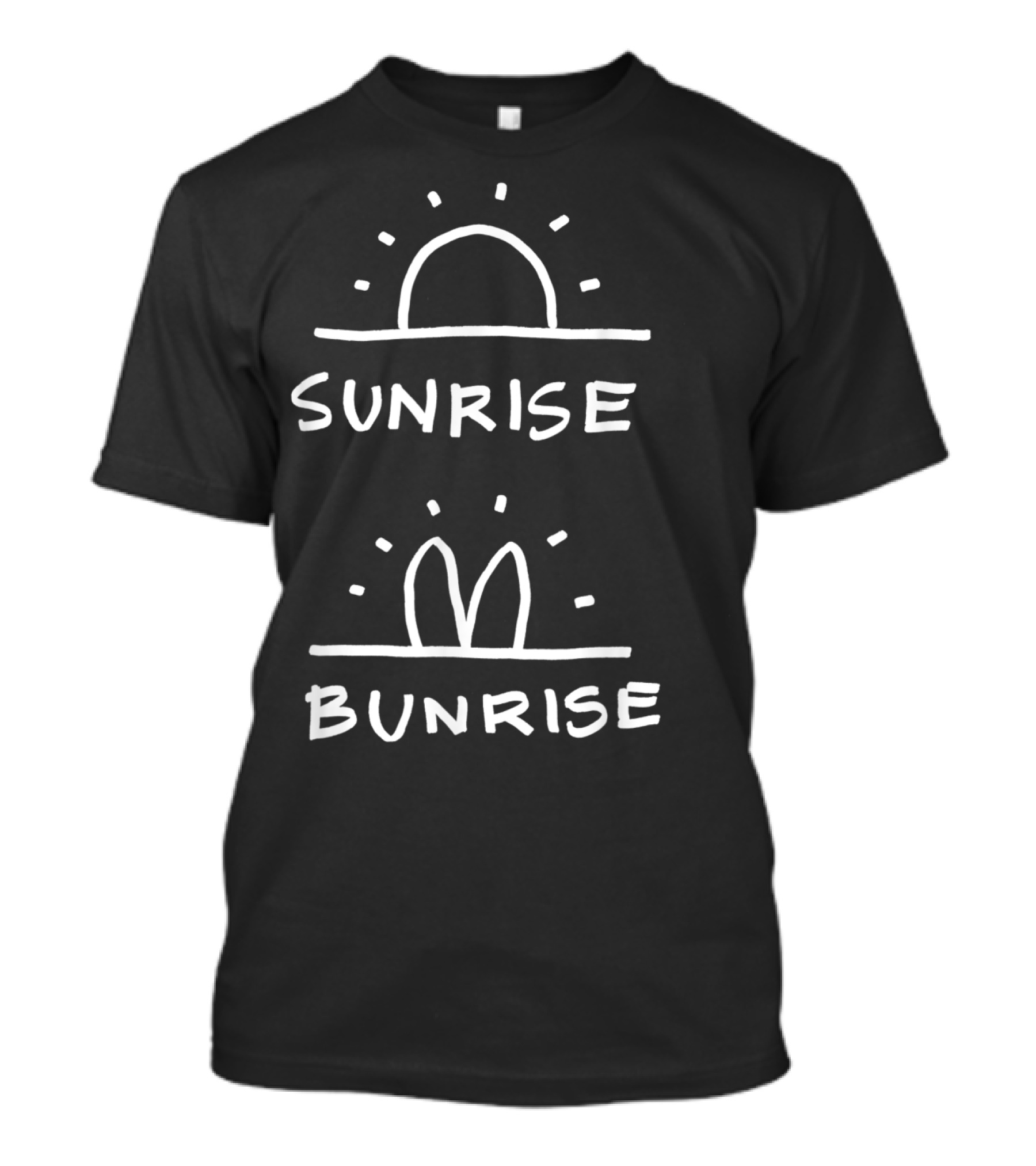 Sunrise Bunrise Cute Bunny Rabbit Ears T-Shirt