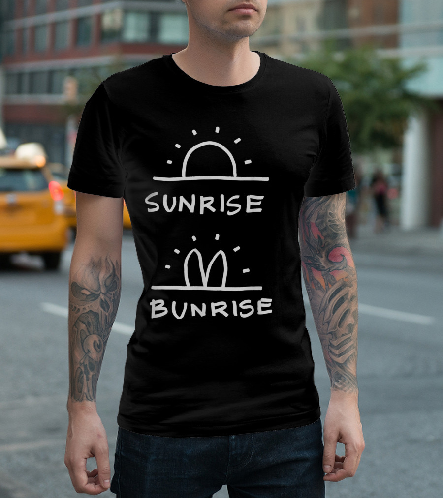 Sunrise Bunrise Cute Bunny Rabbit Ears T-Shirt