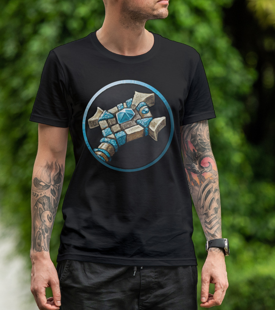Pries Classic Priest Class Vanilla Priest Azeroth Iconic Mace T-Shirt