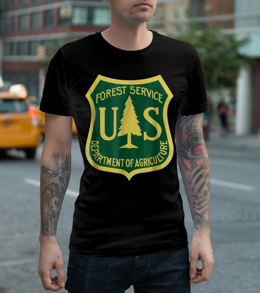 US Forest Service Department of Agriculture Badge T-Shirt