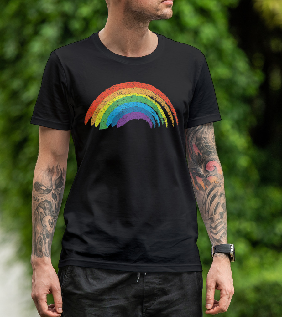 Vintage Rainbow Retro T-Shirt
