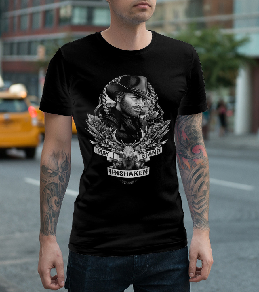 Arthur Morgan May I Stand Unshaken RDR2 T-Shirt