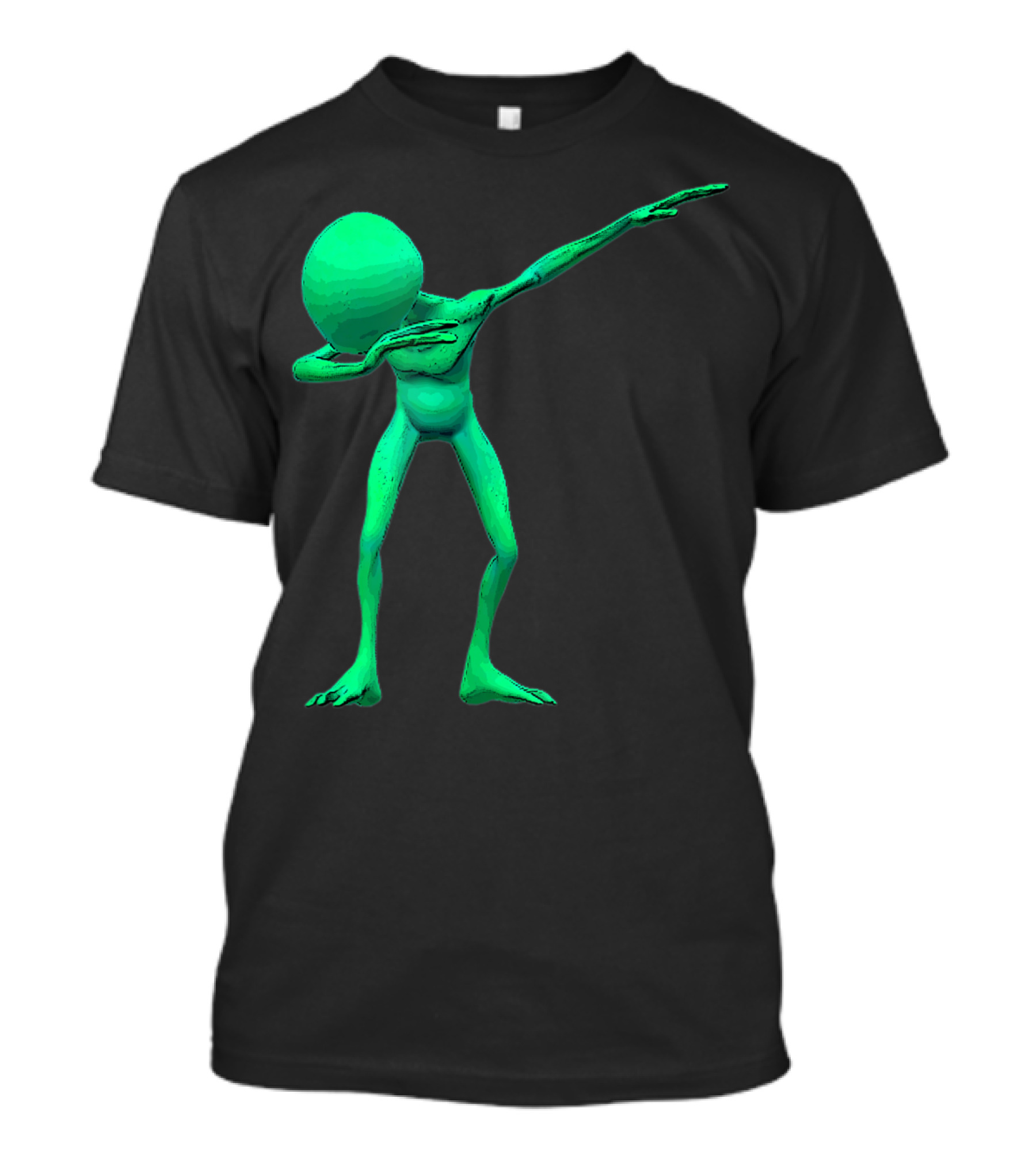 Dabbing Alien Dab UFO Lover Halloween Party Easy Costume Fun T-Shirt