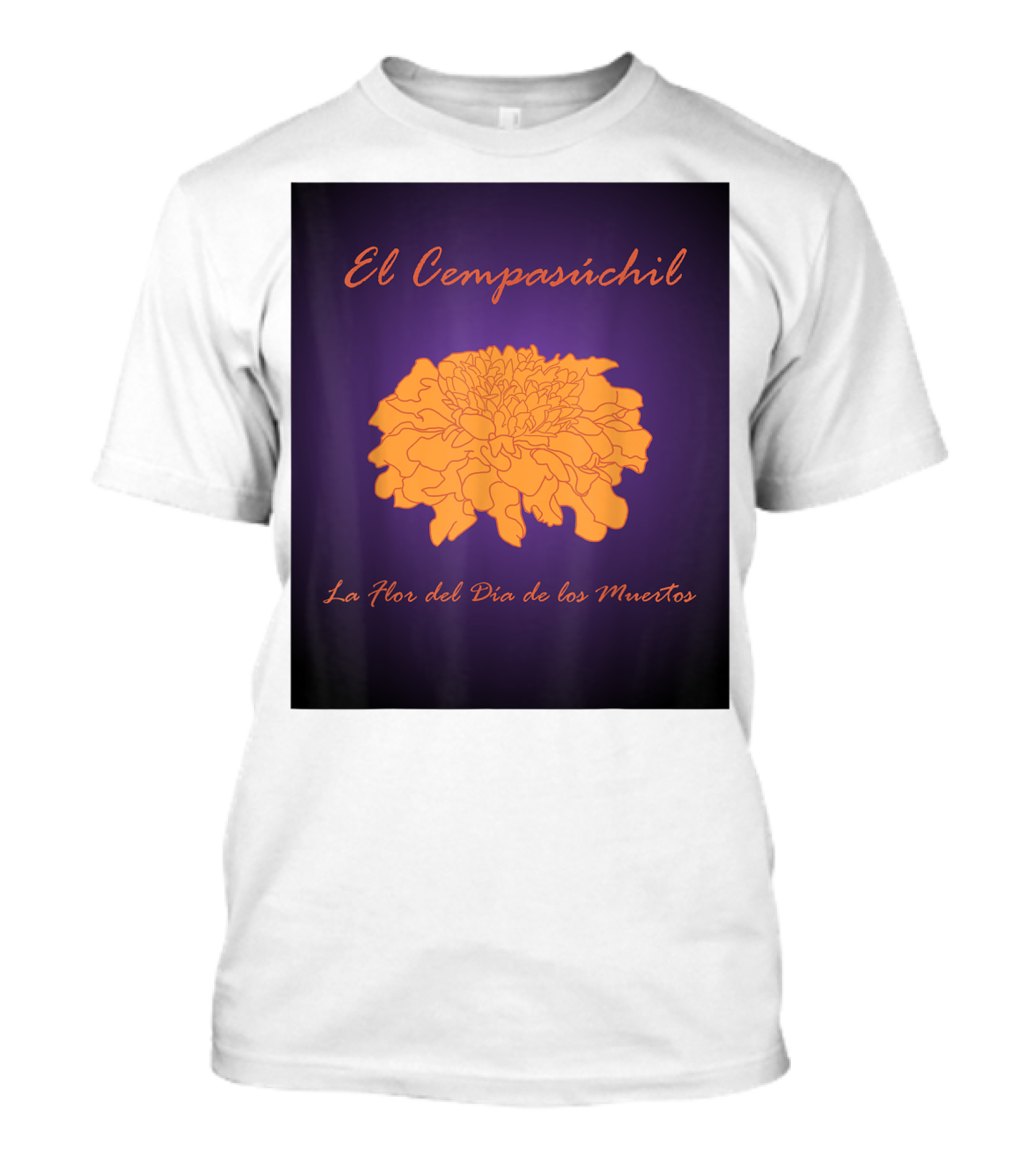 El Cempasuchil Flor Del Dia De Los Muertos Marigold T-Shirt