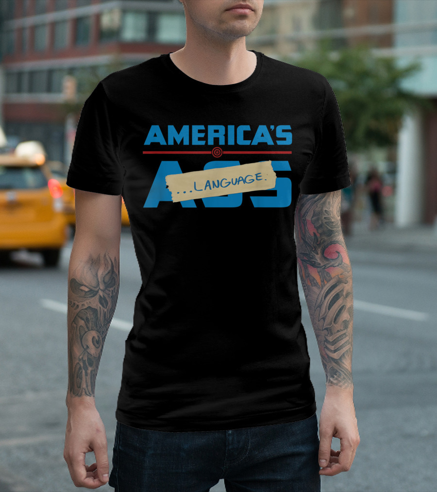 America's Ass Language Marvel Avengers Endgame Captain America T-Shirt