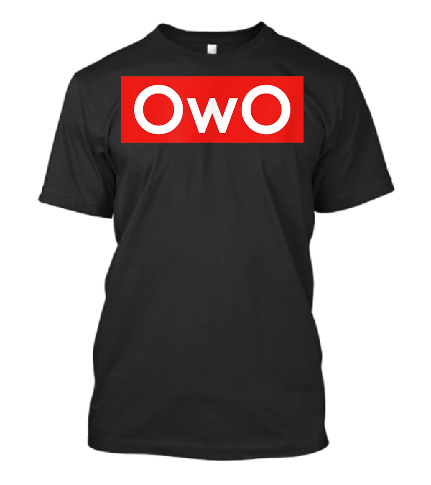 OWO Emoticon Red Box T-Shirt