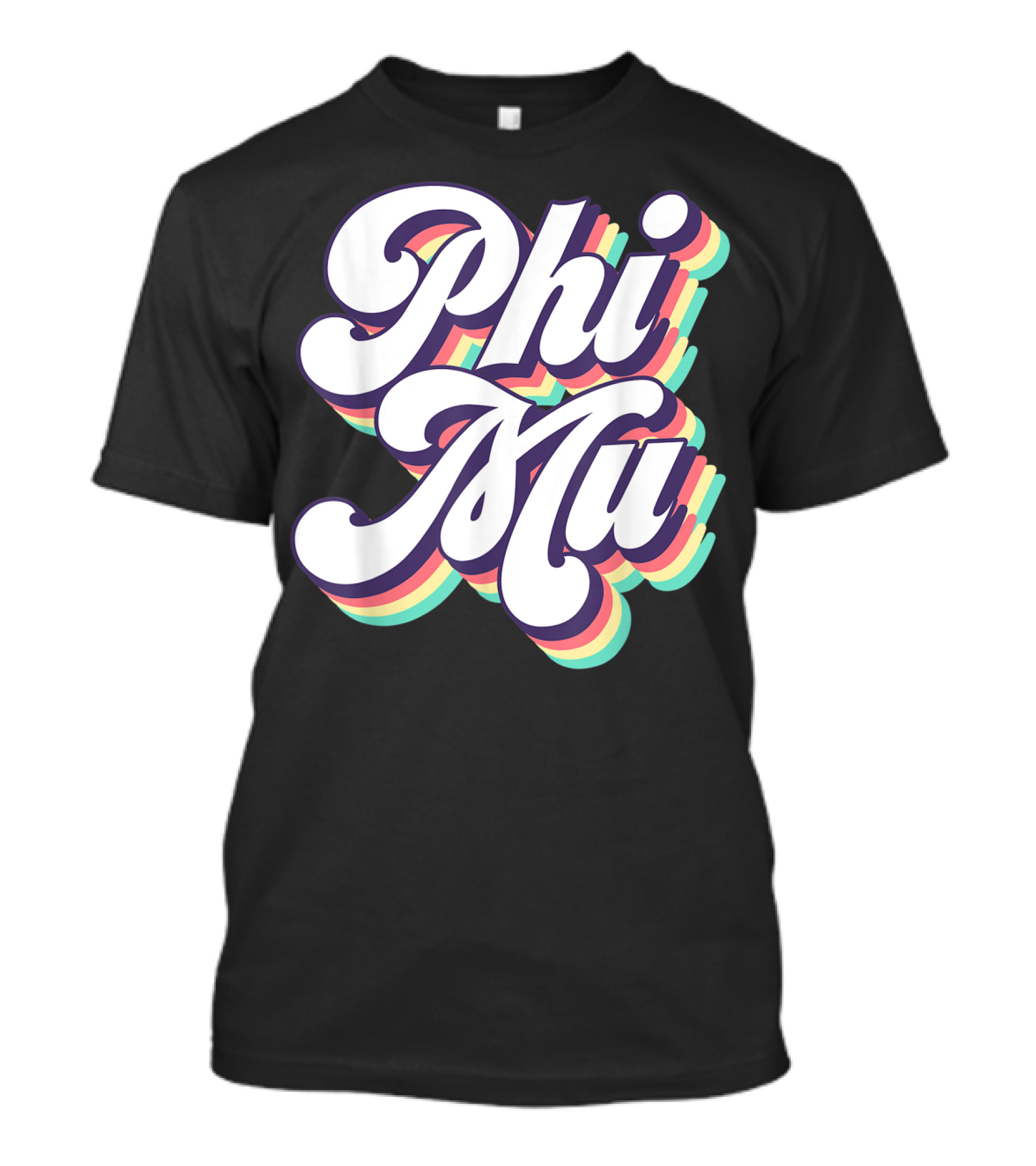Phi Mu Retro 3D T-Shirt