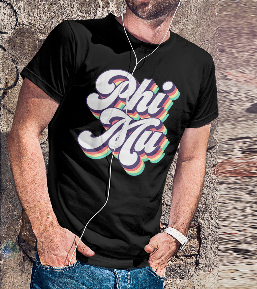 Phi Mu Retro 3D T-Shirt