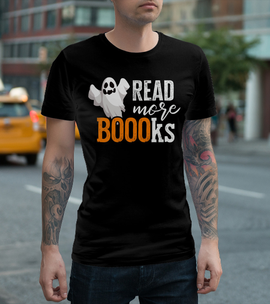 READ MORE BOOOKS Ghost Teacher T-Shirt