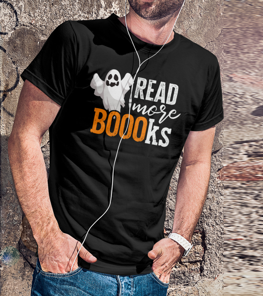 READ MORE BOOOKS Ghost Teacher T-Shirt