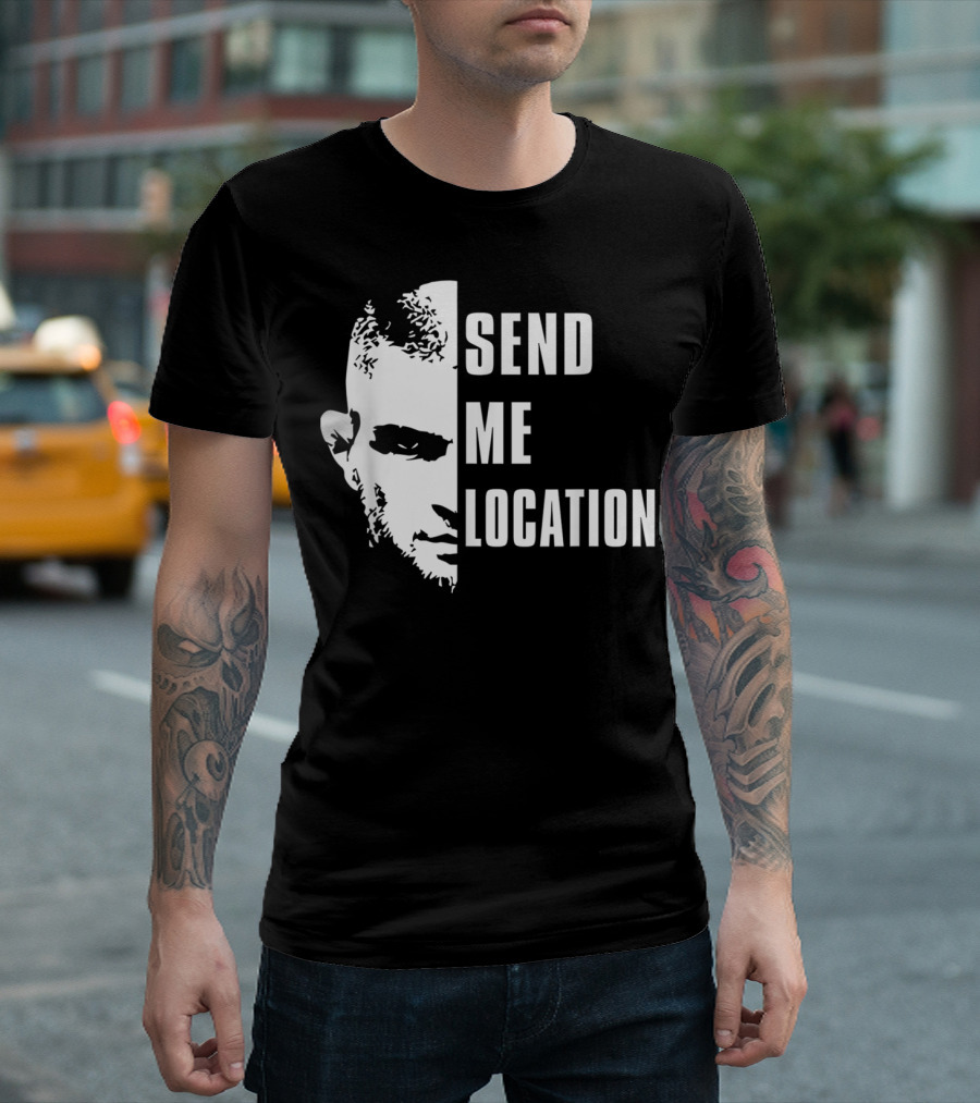 Send Me Location Papakha Hat Face T-Shirt