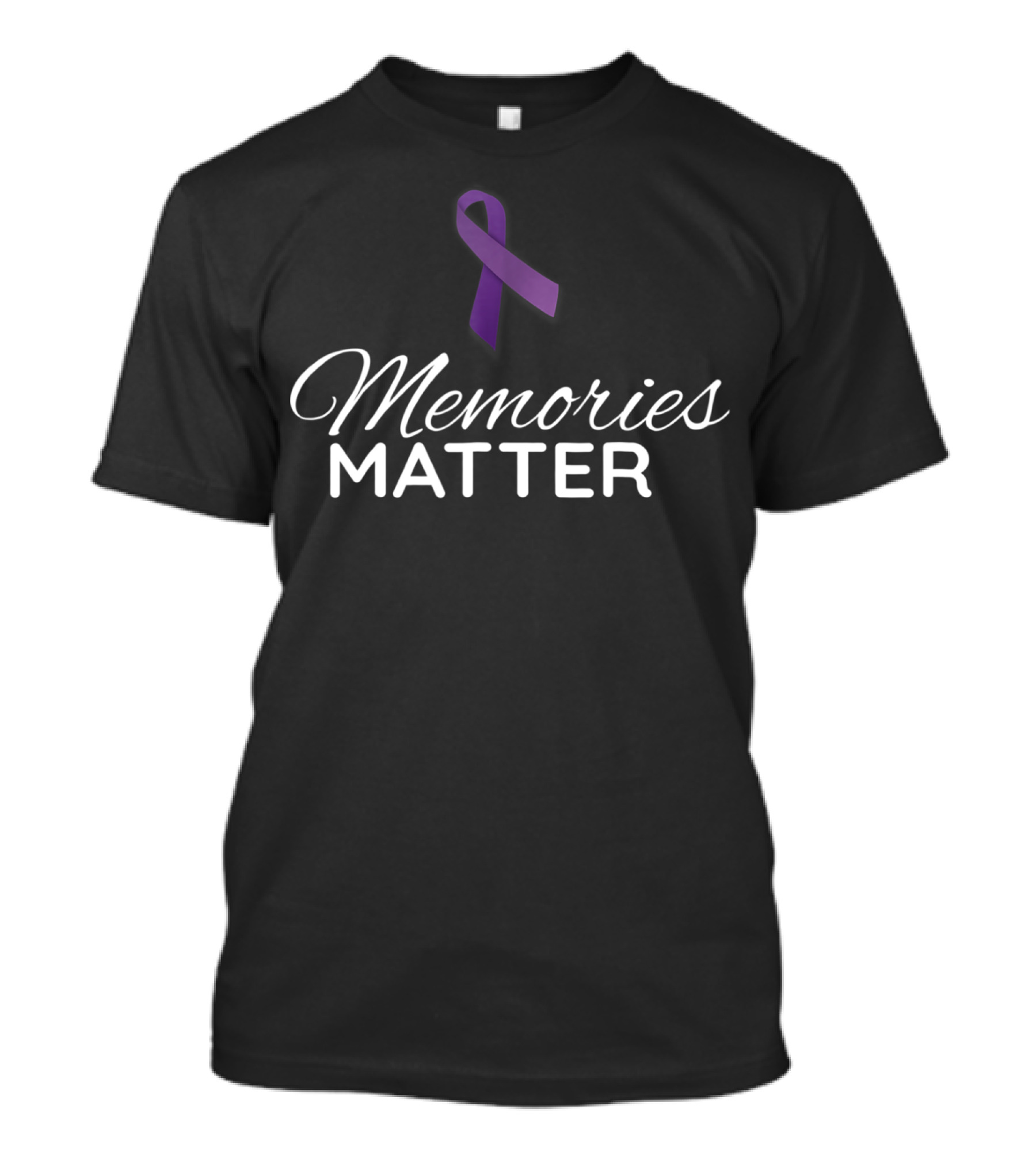 Memories Matter Alzheimer Awareness Support Month Purple T-Shirt