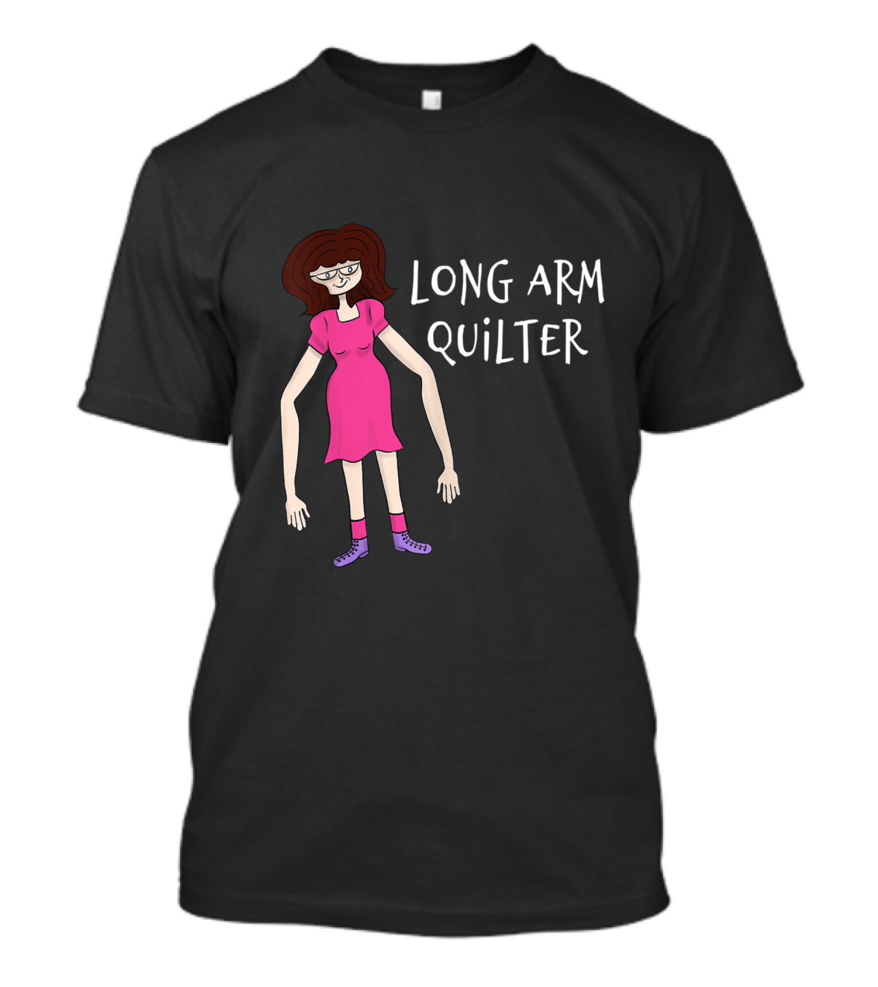 Long Arm Quilter Funny Quilting Lovers Long Arm Quilter T-Shirt