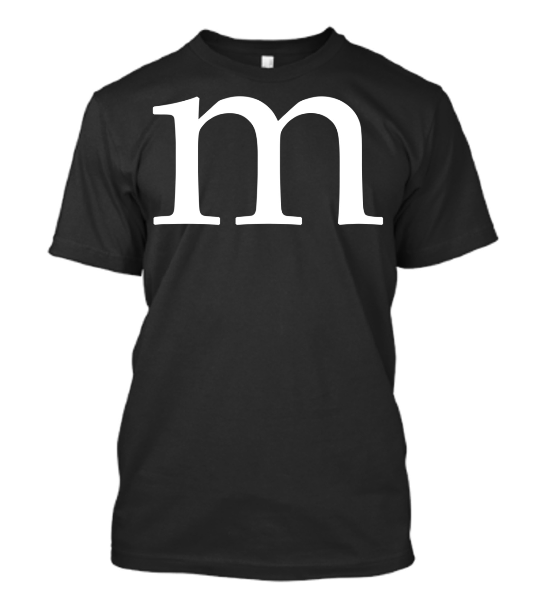 Letter M Lower Case Alphabet Minimalist T-Shirt