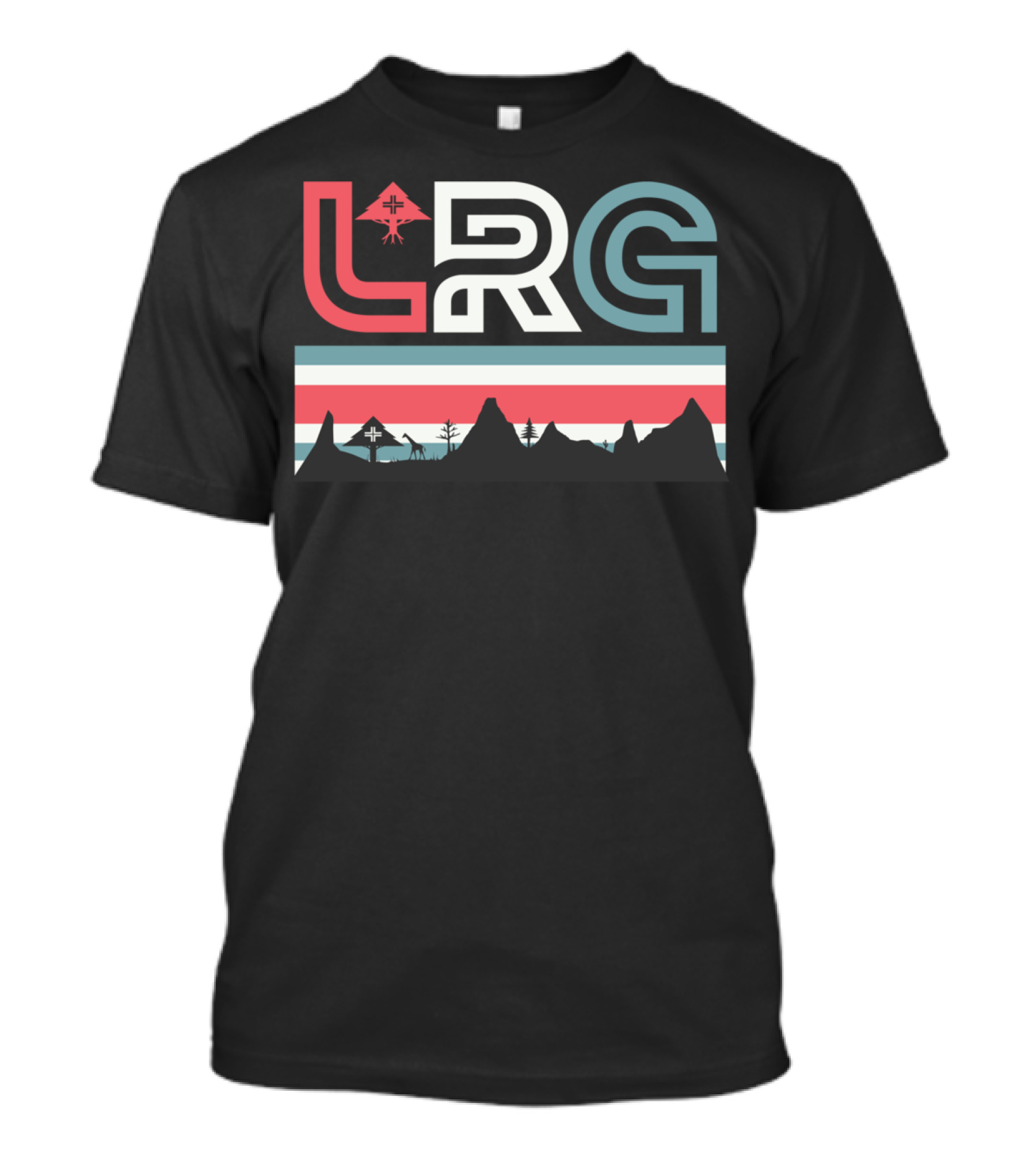 LRG Wavy Mountain Landscape Motherland T-Shirt