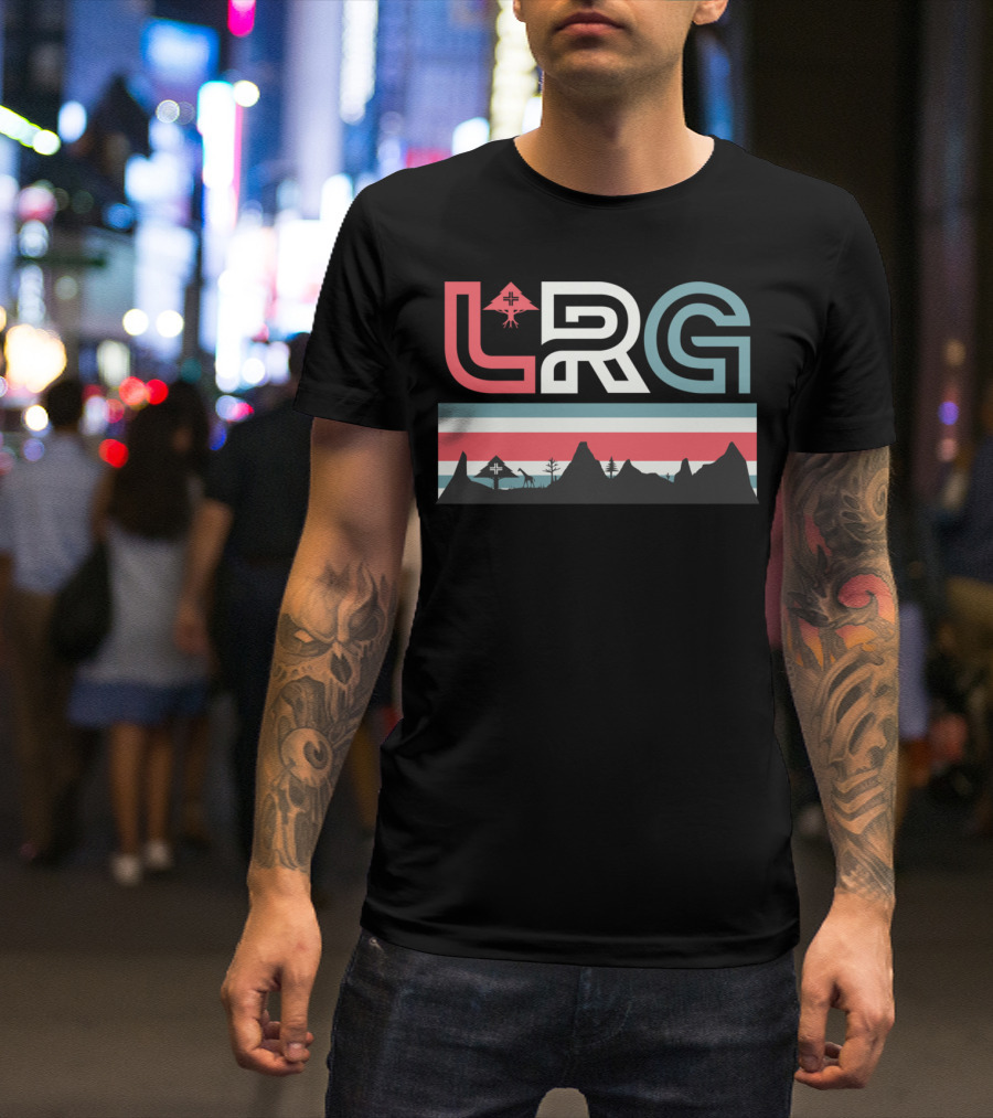 LRG Wavy Mountain Landscape Motherland T-Shirt