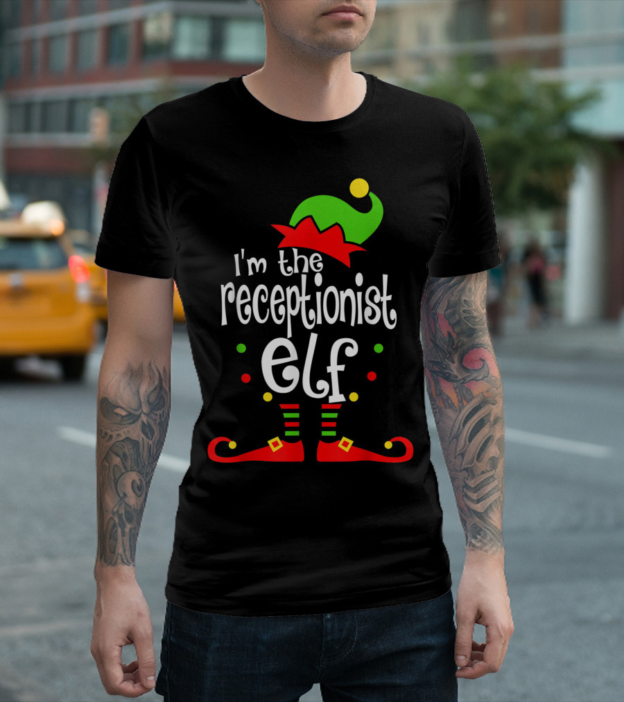 I'm the Receptionist Elf Christmas T-Shirt